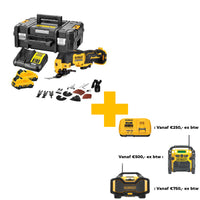 DeWALT DCS353D2 Accu Multitool 12V XR 2.0Ah in TSTAK - 5035048748442 - DCS353D2-QW - Mastertools.nl