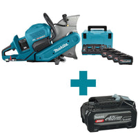 Makita CE001GT401X Accu Doorslijper 355mm 2 x XGT 40V Max 5.0Ah (4st.) - 8720023164528 - CE001GT401X - Mastertools.nl