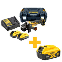 DeWALT DCG405H2T Accu Haakse slijper 125mm 18V 5.0Ah POWERSTACK in TSTAK - - - Mastertools.nl