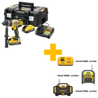 DeWALT DCD999H2T FLEXVOLT Advantage accu klop-/schroefboormachine 18V XR POWERSTACK 5.0Ah in TSTAK - 5035048806234 - DCD999H2T-QW - Mastertools.nl