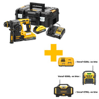 DeWALT DCH273H2T Accu Combihamer SDS+ 2,1J 18V XR POWERSTACK 5.0Ah in TSTAK - 5035048806999 - DCH273H2T-QW - Mastertools.nl