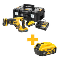 DeWALT DCS367H2T Accu Reciprozaag Brushless 18V POWERSTACK 5.0Ah in TSTAK - - - Mastertools.nl