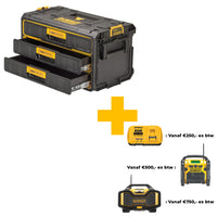 DeWALT DWST08330-1 ToughSystem 2.0 Koffer met 3 lades - 3253561083303 - DWST08330-1 - Mastertools.nl