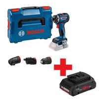 Bosch Professional GSR 18V-90 FC Accu Schroefboormachine FlexiClick 18V Basic Body + 3x Hulpstukken in L-Boxx - 06019K6203 - 4059952617428 - 06019K6203 - Mastertools.nl