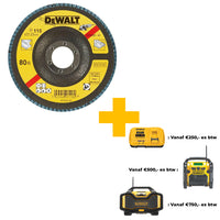 DeWALT DT3257 Lamellenschijf gebogen 115mm K80 - 5035048075180 - DT3257-QZ - Mastertools.nl