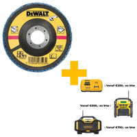 DeWALT DT3266 Lamellenschijf gebogen 125mm K60 - 5035048075210 - DT3266-QZ - Mastertools.nl