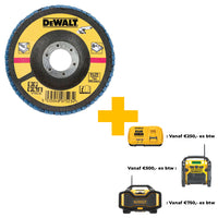 DeWALT DT3267 Lamellenschijf gebogen 125mm K80 - 5035048075227 - DT3267-QZ - Mastertools.nl