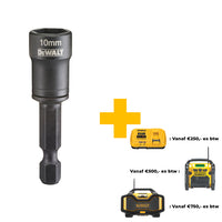 DeWALT DT7466 IMPACT Magnetische zeskantdop (reinigbaar) 10mm - 5054905276799 - DT7466-QZ - Mastertools.nl