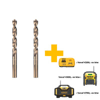 DeWALT DT5037 HSS-G metaalboor EXTREME 2™ 2.5x57mm VE=2 - 5035048034798 - DT5037-QZ - Mastertools.nl