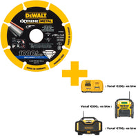 DeWALT DT40251 EXTREME™ Metal Diamant Doorslijpschijf 115mm - 5035048545294 - DT40251-QZ - Mastertools.nl