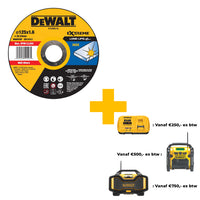 DeWALT DT43906 Doorslijpschijf RVS 125mm - 5035048545461 - DT43906-QZ - Mastertools.nl