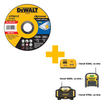 DeWALT DT43903 Doorslijpschijf RVS 115mm - 5035048545423 - DT43903-QZ - Mastertools.nl