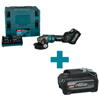 Makita GA050GT101 Accu Haakse Slijper 125mm XGT 40V Max 5.0Ah in Mbox - 0088381782302 - GA050GT101 - Mastertools.nl