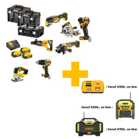 DeWALT DCK706P3T Accu Combiset 7-delig 18V 5.0Ah in TSTAK - 5035048808689 - DCK706P3T-QW - Mastertools.nl