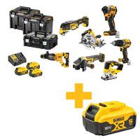 DeWALT DCK706P3T Accu Combiset 7-delig 18V 5.0Ah in TSTAK - - - Mastertools.nl