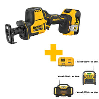 DeWALT DCS369P2 Accu Compacte Reciprozaag 18V XR 5.0Ah in TSTAK - 5035048808313 - DCS369P2-QW - Mastertools.nl