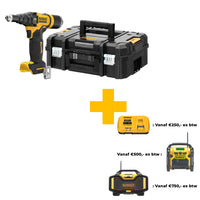 DeWALT DCF403NT Accu Blindklinknageltang 18V XR Basic Body in TSTAK - 5035048797679 - DCF403NT-XJ - Mastertools.nl