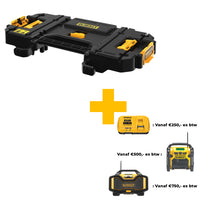 DeWALT DWV9510 TSTAK / ToughSystem Adapterplaat voor Stofzuiger - 5035048790380 - DWV9510-XJ - Mastertools.nl