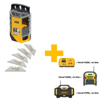 DeWALT DWHT8-11131 Carbide Trapeziumreservemesjes VE=50 - 3253568111313 - DWHT8-11131 - Mastertools.nl