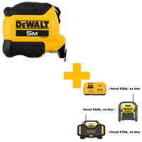 DeWALT DWHT38114-0 COMPACT Rolbandmaat 5m x 28mm - 3253560381141 - DWHT38114-0 - Mastertools.nl