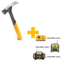 DeWALT DWHT51004-0 Klauwhamer Rechte kop 570g - 3253560510046 - DWHT51004-0 - Mastertools.nl