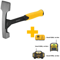 DeWALT DWHT51389-0 Metselaarshamer 500g - 3253560513894 - DWHT51389-0 - Mastertools.nl