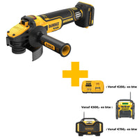 DeWALT DCG409VSN FLEXVOLT Advantage Accu Haakse Slijper 125mm 18V XR Basic Body - 5035048791455 - DCG409VSN-XJ - Mastertools.nl