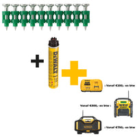 DeWALT C5 Trak-It Nagels Standaard - 25x2,6mm VE=700 +1x Gas - DDF6510025 - 5054905029845 - DDF6510025 - Mastertools.nl