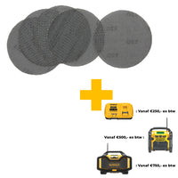 DeWALT DTM8680 Mesh Schuurgaas ø 225mm K60 VE=5 - 5035048543696 - DTM8680-QZ - Mastertools.nl