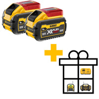 DeWALT DCB547X2 XR Flexvolt Accu Duopack 54V 9.0Ah - 5035048737729 - DCB547X2-XJ - Mastertools.nl