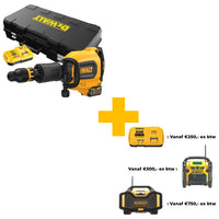 DeWALT DCH911X3 FLEXVOLT Accu Breekhamer SDS-Max 27J 54V XR 9.0Ah in Koffer - 5035048791691 - DCH911X3-QW - Mastertools.nl