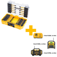 DeWALT DT70738T 31-delige FLEXTORQ schroefbitset in TOUGH CASE - 5035048503928 - DT70738T-QZ - Mastertools.nl