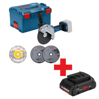 Bosch Professional GWS 18V-180 P Accu Haakse Slijper 180mm 18V Basic Body L-Boxx - 06019H6L02 - 4053423246209 - 06019H6L02 - Mastertools.nl