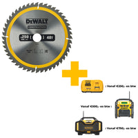 DeWALT Cirkelzaagblad voor Hout | Construction | Ø 250mm Asgat 30mm 48T - DT1957-QZ - 5035048095744 - DT1957-QZ - Mastertools.nl