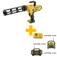 DeWALT DCE560N Accu Kitspuit voor 310ml kokers 18V Basic Body - 5035048642030 - DCE560N-XJ - Mastertools.nl