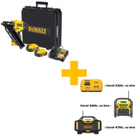 DeWALT DCN930P2 Accu constructie tacker enkelshot + bumpfire 18V XR 5.0Ah in TSTAK - 5902013967903 - DCN930P2-QW - Mastertools.nl