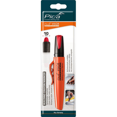 990/40 VISOR Permanent marker rood in blisterverpakking - PI99040SB