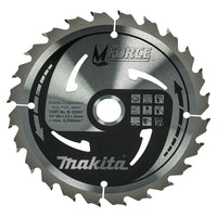 Makita Cirkelzaagblad voor Hout | Mforce | Ø 165mm Asgat 20mm 24T - B-32007 - 0088381420815 - B-32007 - Mastertools.nl