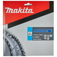 Makita Afkortzaagblad voor Hout | Makblade | Ø 216mm Asgat 30mm 100T - B-32867 - 0088381421676 - B-32867 - Mastertools.nl