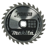 Makita Invalcirkelzaagblad voor Hout | Specialized | Ø 165mm Asgat 20mm 28T - B-33009 - 0088381421874 - B-33009 - Mastertools.nl