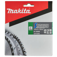 Makita Invalcirkelzaagblad voor Hout | Specialized | Ø 165mm Asgat 20mm 28T - B-33009 - 0088381421874 - B-33009 - Mastertools.nl