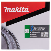 Makita Cirkelzaagblad voor Sandwichpaneel | Specialized | Ø 270mm Asgat 30mm 60T - B-33598 - 0088381422482 - B-33598 - Mastertools.nl