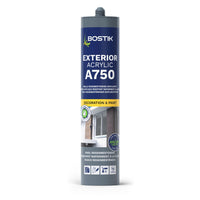 Bostik A750 Acrylkit wit overschilderbaar binnen/buiten 310ml - 30614682 - 8711595206181 - 30614682 - Mastertools.nl