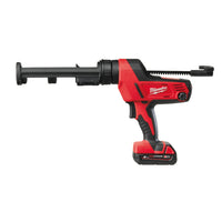 Milwaukee M18™ C18 PCG/310C-201B Accu Lijm- en Kitspuit met 310 ml patroonhouder 18V 2.0Ah in tas - 4933441310 - 4002395001439 - 4933441310 - Mastertools.nl