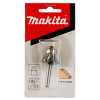 Makita D-09488 Freesbit Fasefrees 45° + lager S 6mm 26,19x9,53mm - 0088381182249 - D-09488 - Mastertools.nl