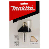 Makita D-11514 Freesbit Fasefrees 45° + lager S 12mm 50,8x22,23mm - - - Mastertools.nl