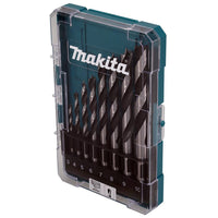 Makita D-77257 Houtborenset Ø 3-10mm in Cassette - 8-delig - 0088381787635 - D-77257 - Mastertools.nl