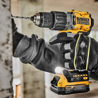 DeWALT DCD805E2T Compacte accu klop-/schroefboormachine 18V XR 1.7Ah POWERSTACK in TSTAK - - - Mastertools.nl