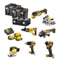 DeWALT DCK706P3T Accu Combiset 7-delig 18V 5.0Ah in TSTAK - 5035048808689 - DCK706P3T-QW - Mastertools.nl