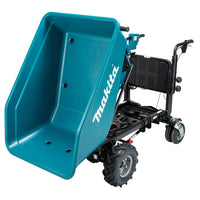 Makita DCU602Z Accu Dumper met elektrisch kiepbare bak LXT 2X18 V Basic Body - 0088381772211 - DCU602Z - Mastertools.nl